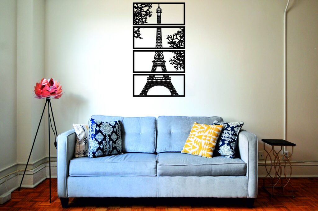 fondo2 Torre Eiffel – 4 piezas, 40 × 70 cm